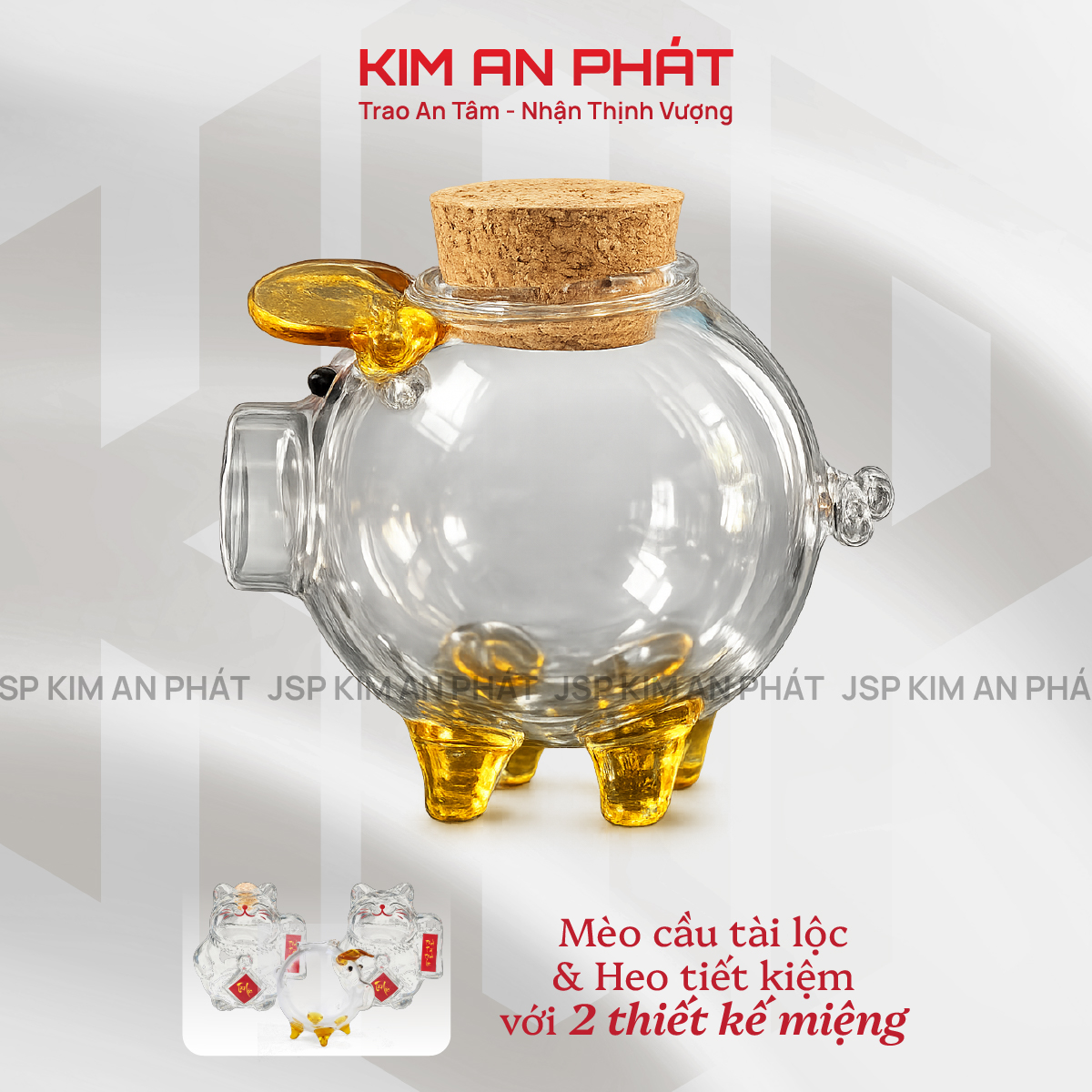 Heo - Mèo thủy tinh