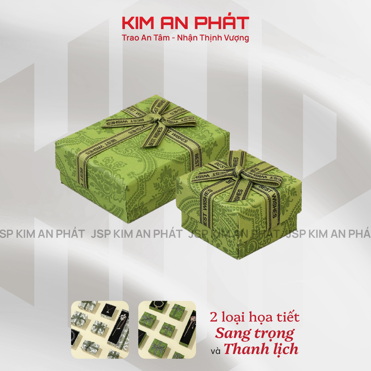 Hộp giấy ngăn kéo họa tiết